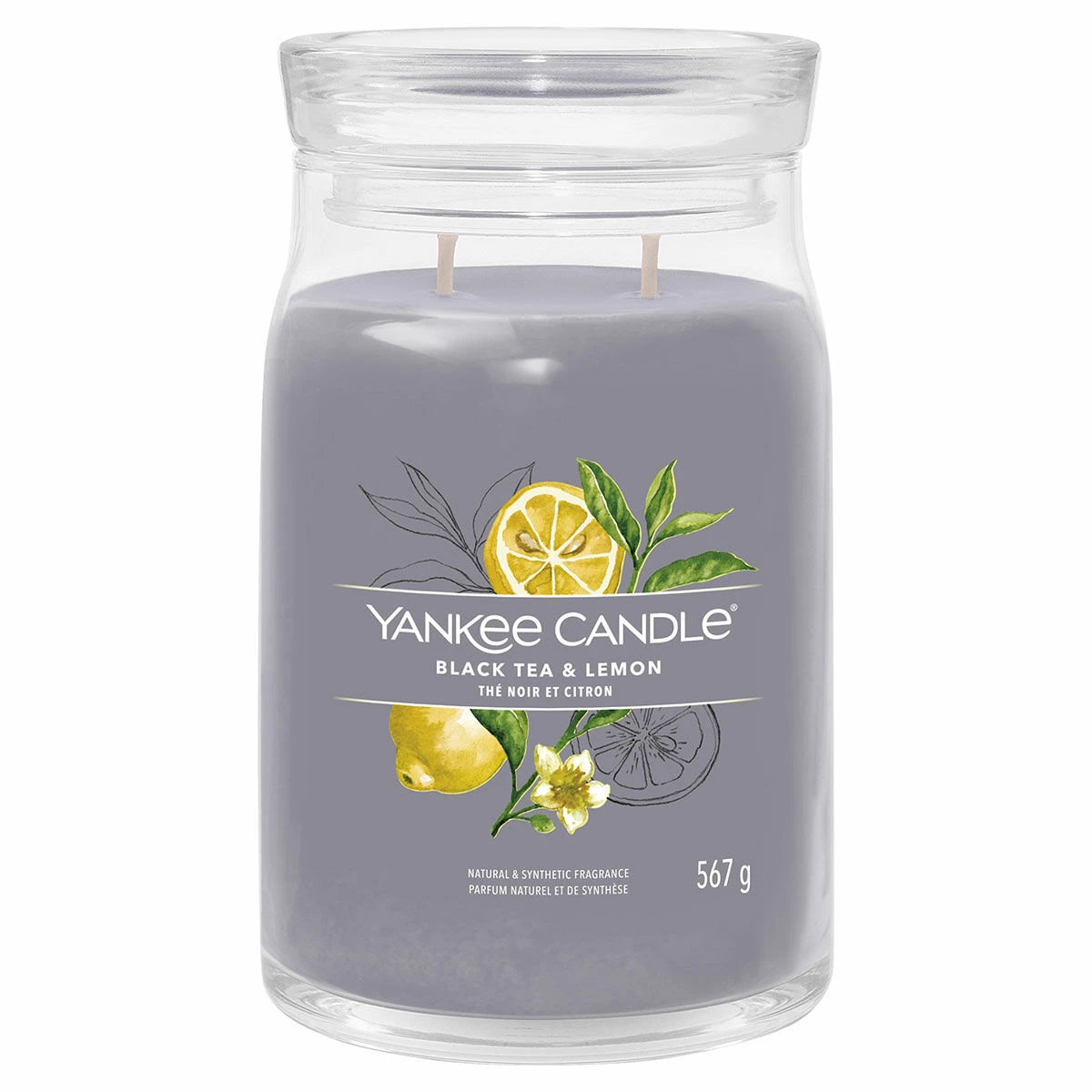 Yankee Candle Black Tea & Lemon Signature Large Jar Candle 1 Yankee Candle Black Tea & Lemon Signature Large Jar Candle