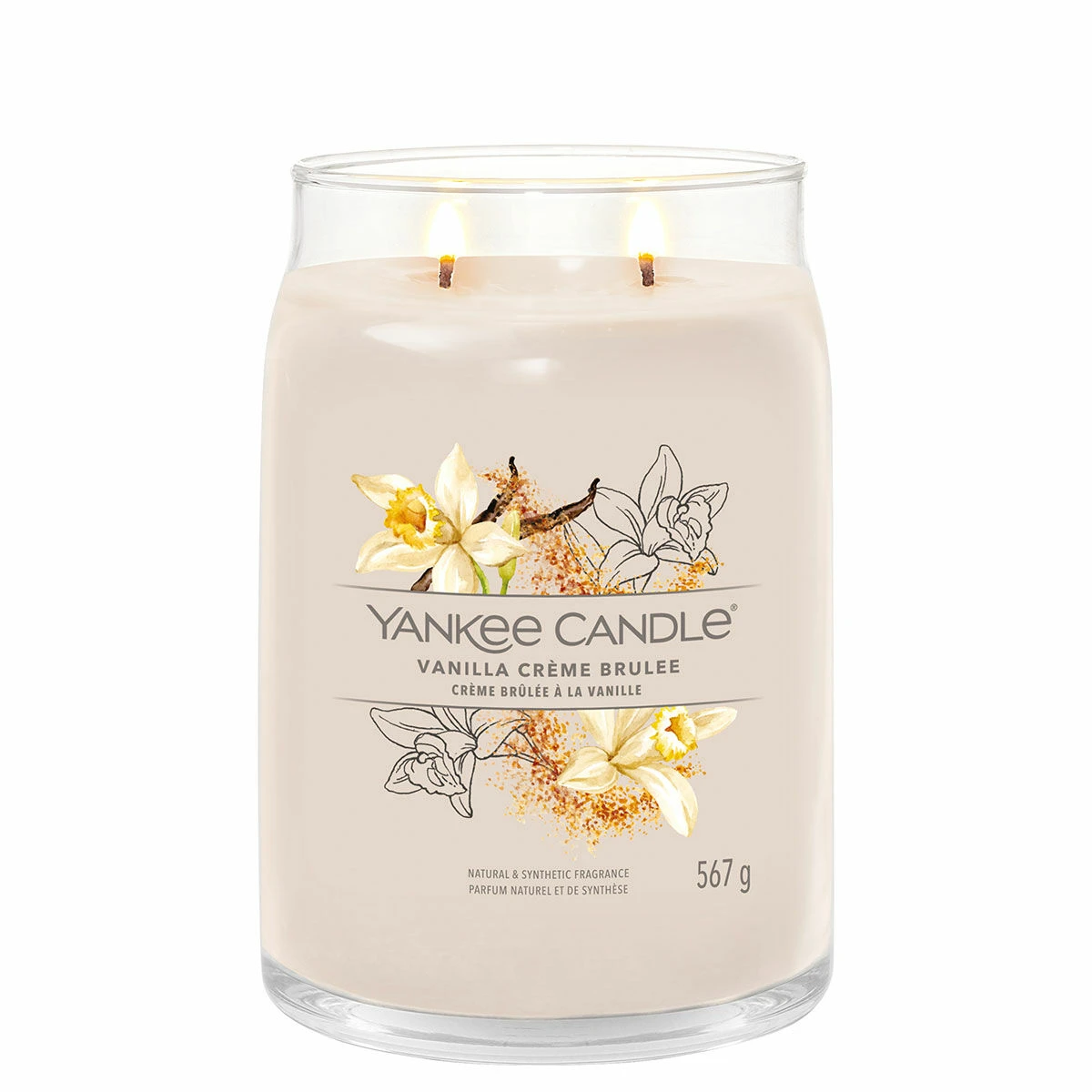 Yankee Candle Vanilla Creme Brulee Signature Large Jar Candle 2 Yankee Candle Vanilla Creme Brulee Signature Large Jar Candle - Image 2
