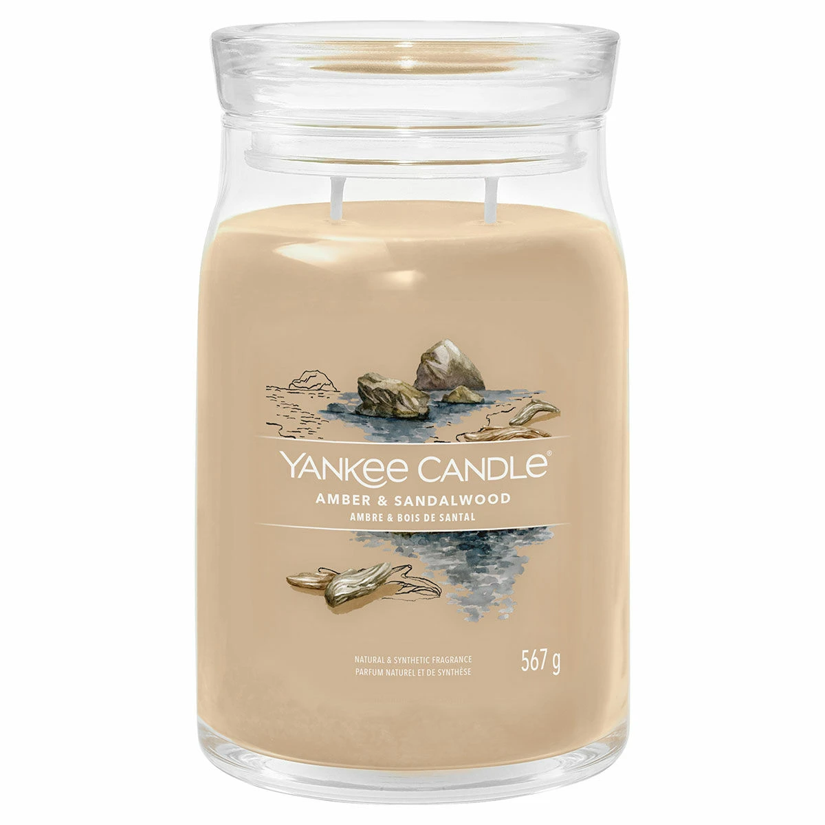 Yankee Candle Amber & Sandalwood Signature Large Jar Candle 1 Yankee Candle Amber & Sandalwood Signature Large Jar Candle