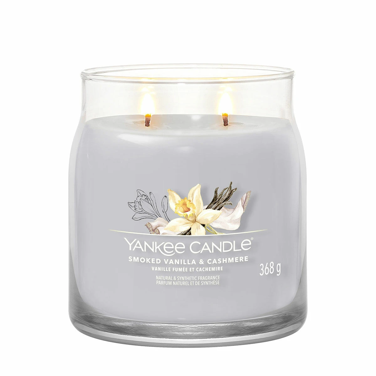 Yankee Candle Smoked Vanilla & Cashmere Signature Medium Jar Candle 2 Yankee Candle Smoked Vanilla & Cashmere Signature Medium Jar Candle - Image 2