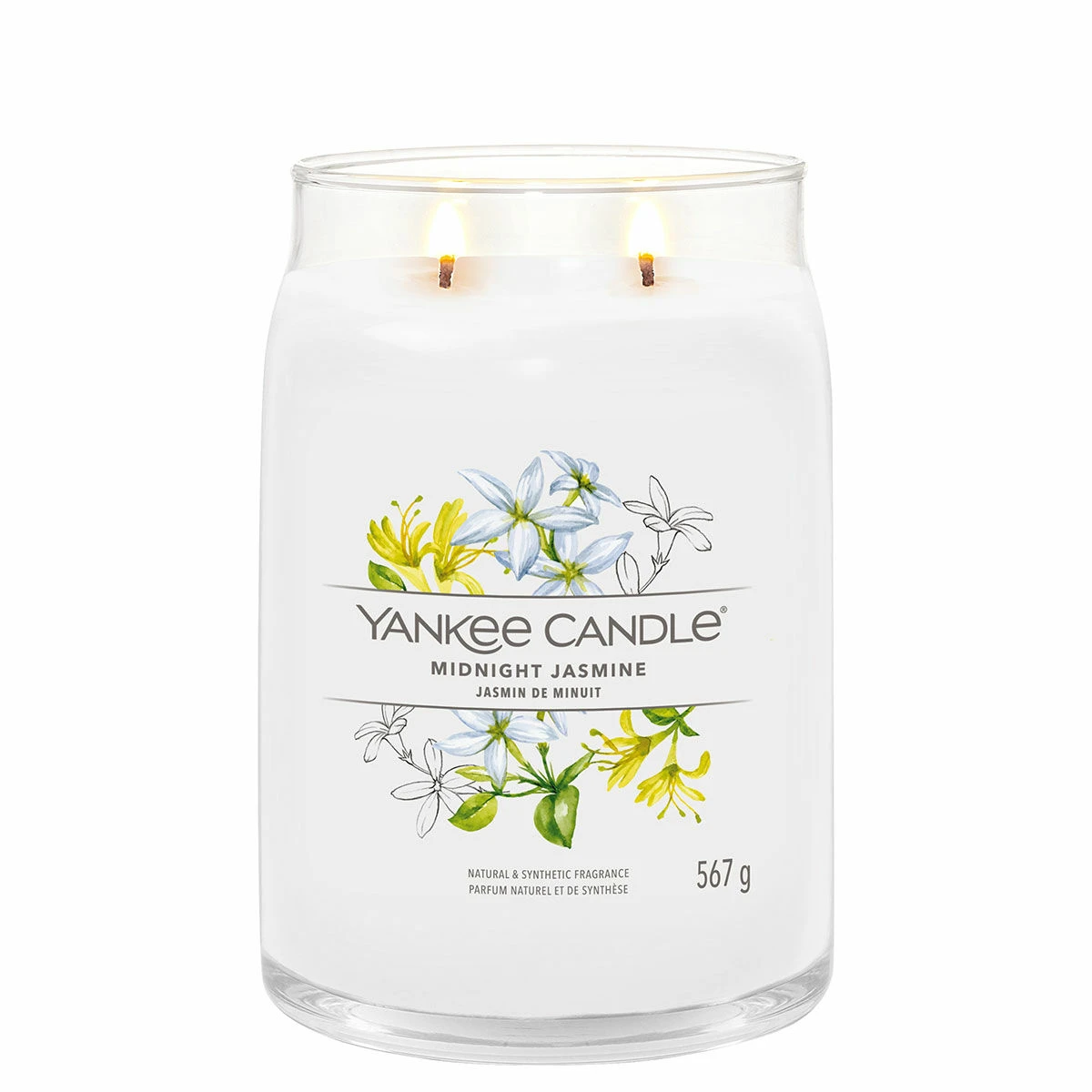 Yankee Candle Midnight Jasmine Signature Large Jar Candle 2 Yankee Candle Midnight Jasmine Signature Large Jar Candle - Image 2