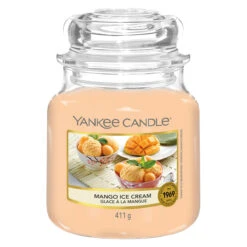 Yankee Candle Mango Ice Cream Medium Jar Candle