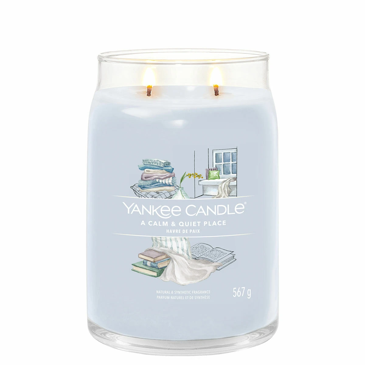 Yankee Candle A Calm & Quiet Place Signature Large Jar Candle 2 Yankee Candle A Calm & Quiet Place Signature Large Jar Candle - Image 2
