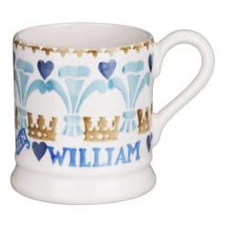 Emma Bridgewater Prince & Princess Of Wales Half Pint Mug