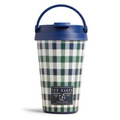 Ted Baker SHAUNEE House Check 350ml Travel Cup -Water Bottle Store 265339 3
