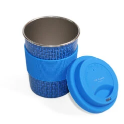 Ted Baker JAMMEES T Blue 227ml Mini Travel Cup 8 Ted Baker JAMMEES T Blue 227ml Mini Travel Cup -Water Bottle Store 265344 3