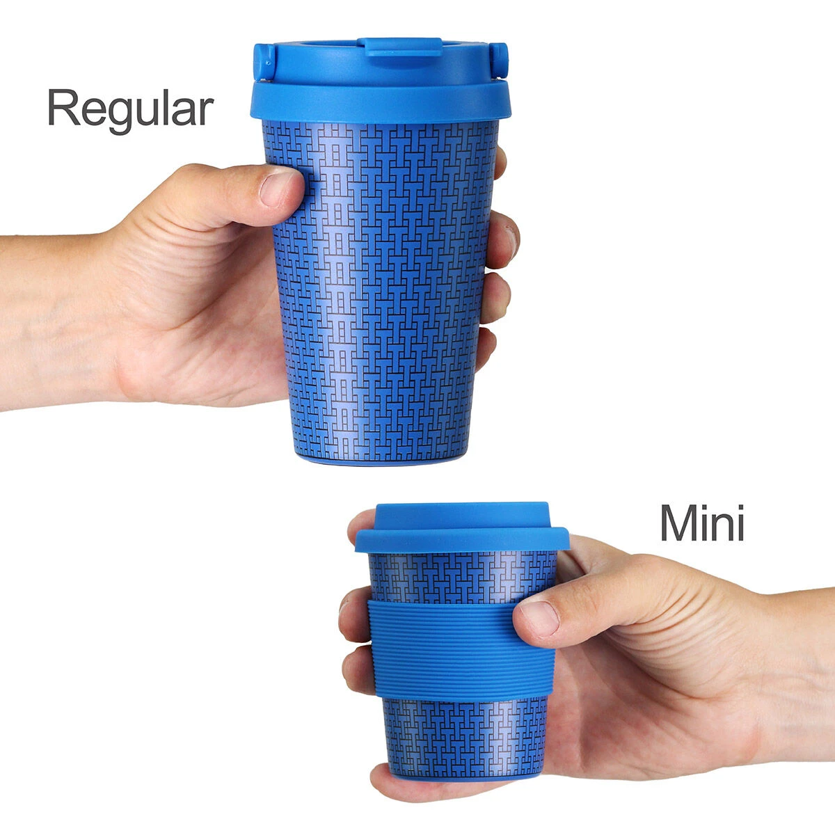 Ted Baker JAMMEES T Blue 227ml Mini Travel Cup 6 Ted Baker JAMMEES T Blue 227ml Mini Travel Cup - Image 6