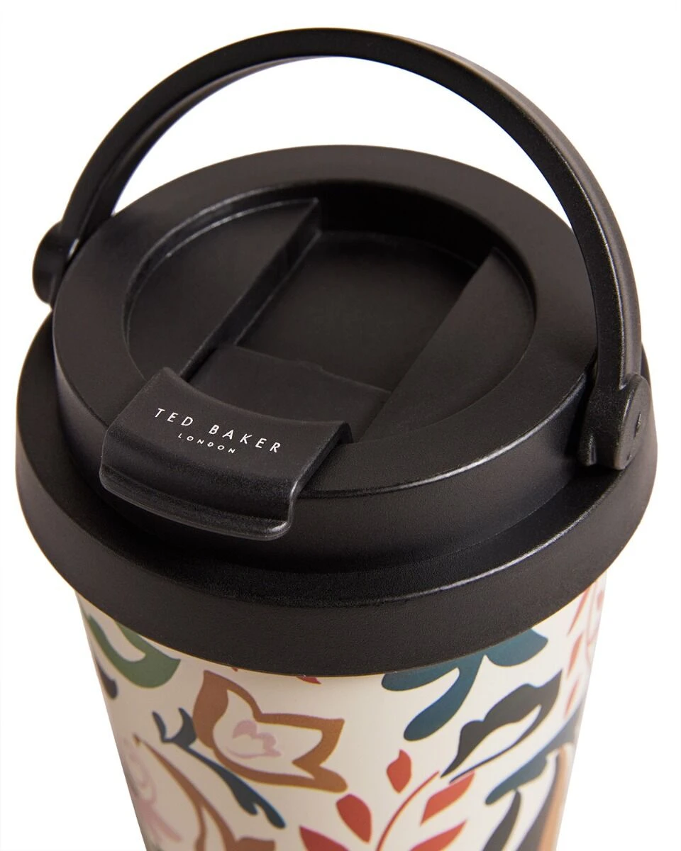 Ted Baker FREDEA Folk Floral 350ml Travel Cup 4 Ted Baker FREDEA Folk Floral 350ml Travel Cup - Image 4