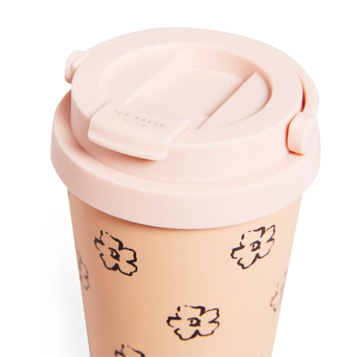 Ted Baker BETTANI Magnolia Flower Pink 450ml Large Travel Cup 4 Ted Baker BETTANI Magnolia Flower Pink 450ml Large Travel Cup - Image 4
