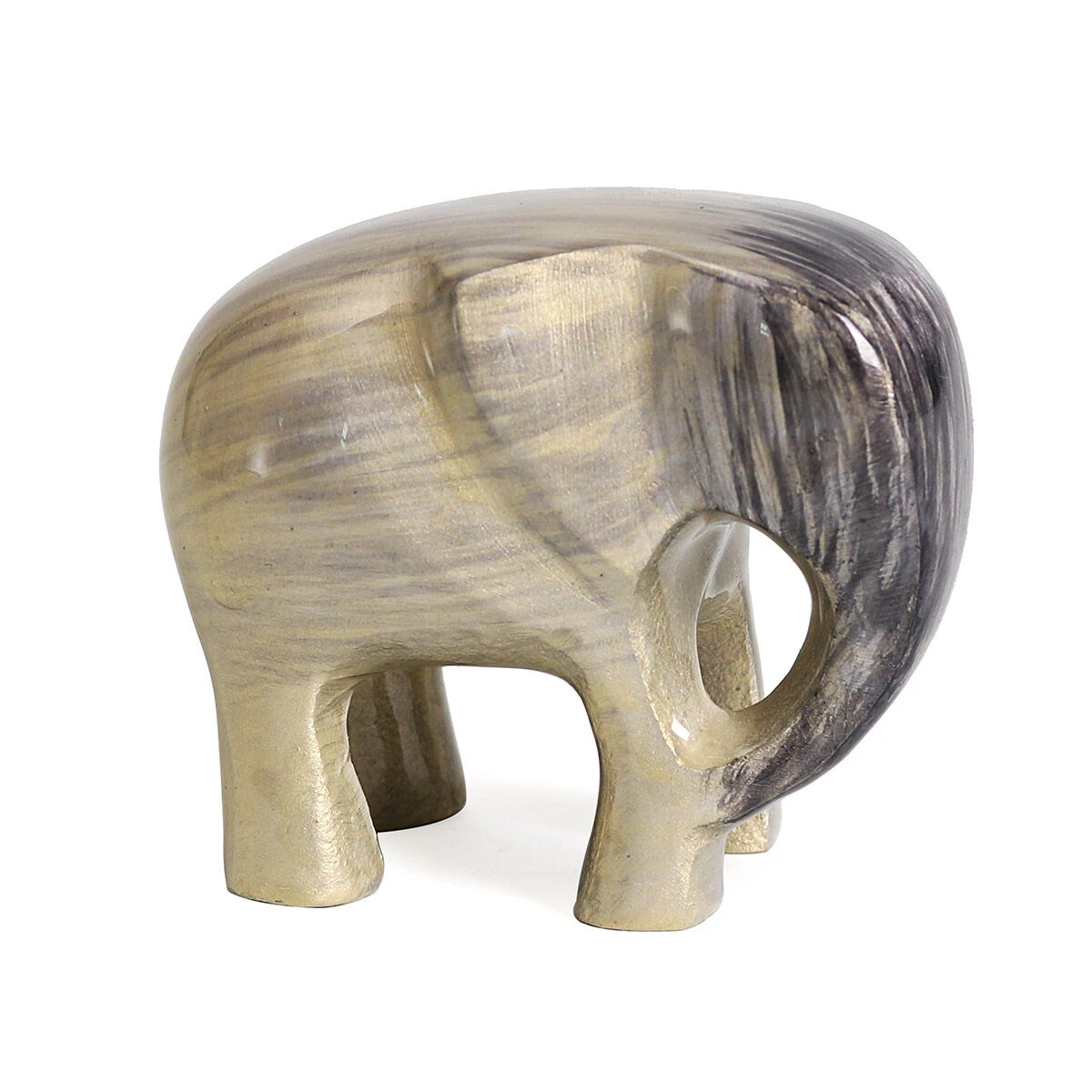 Tilnar Art Aluminark Brushed Silver Large Elephant Ornament 1 Tilnar Art Aluminark Brushed Silver Large Elephant Ornament