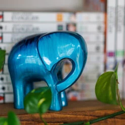 Tilnar Art Aluminark Brushed Aqua Extra Large Elephant 7 Tilnar Art Aluminark Brushed Aqua Extra Large Elephant -Water Bottle Store 34867 ba tilnar art aluminark brushed aqua extra large elephant lifestyle 2