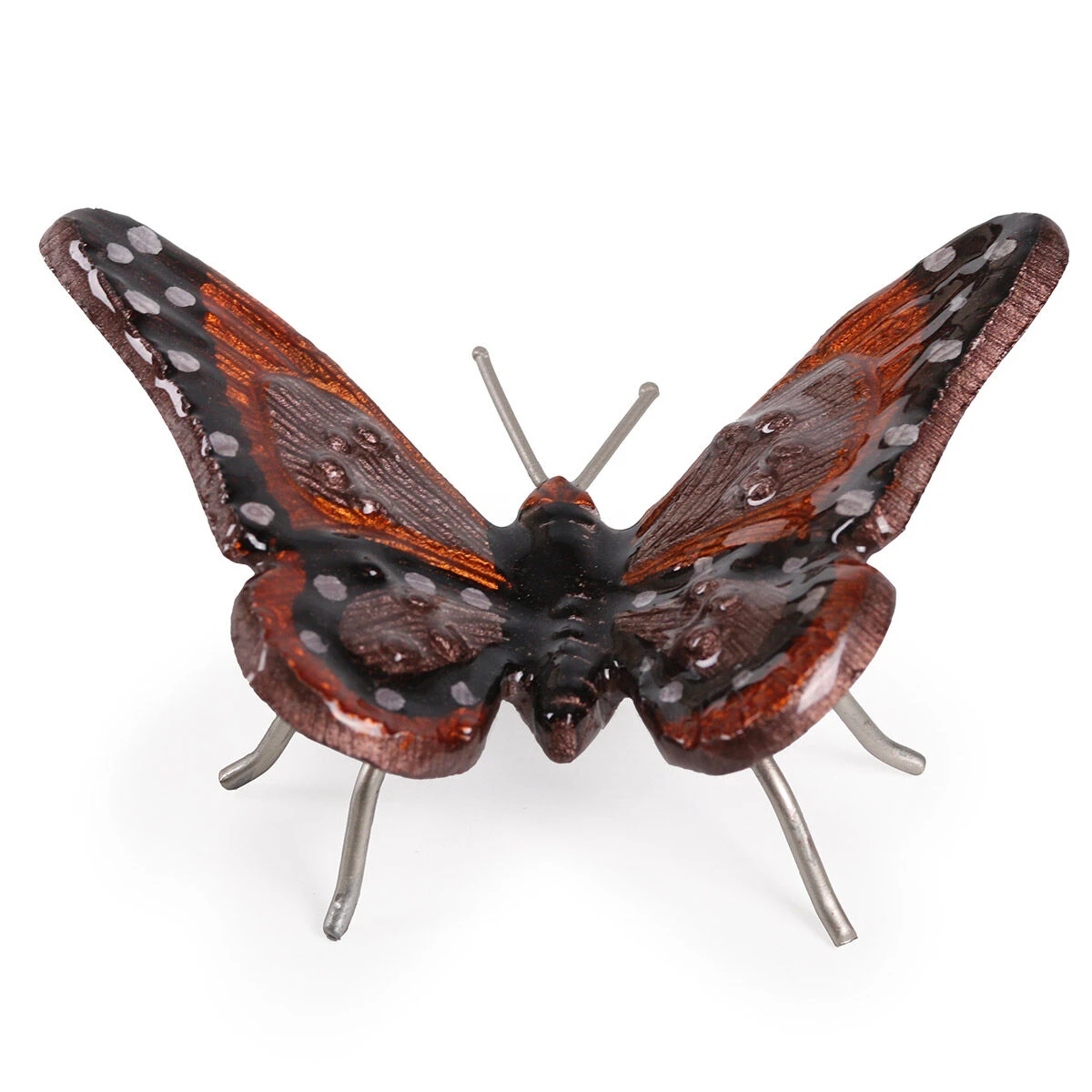 Tilnar Art Aluminark Brushed Small Orange & Black Butterfly 2 Tilnar Art Aluminark Brushed Small Orange & Black Butterfly - Image 2