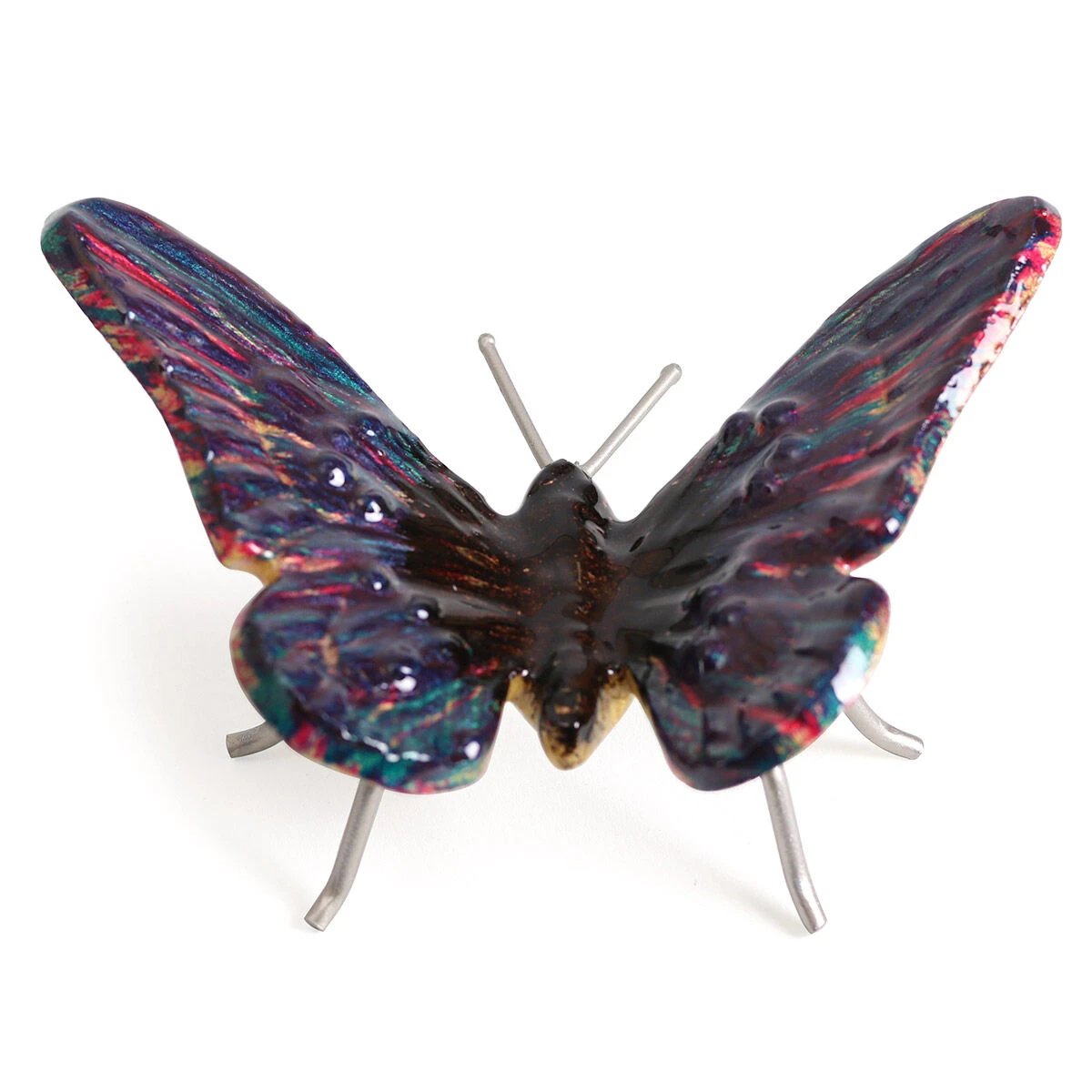 Tilnar Art Aluminark Brushed Purple Rainbow Small Butterfly 2 Tilnar Art Aluminark Brushed Purple Rainbow Small Butterfly - Image 2