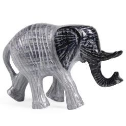 Tilnar Art Aluminark Brushed Walking Extra Large Elephant