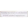 Austin Sloan ‘Alcohol, Sarcasm & Inappropriateness’ Long Natural Wooden Sign