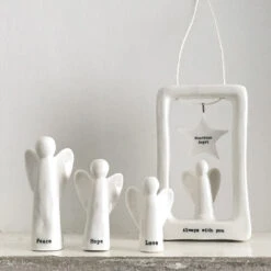 East Of India Christmas Set Of 3 Porcelain Angels 11 East Of India Christmas Set Of 3 Porcelain Angels -Water Bottle Store 5817 east of india xmas set of three porcelain angels 4