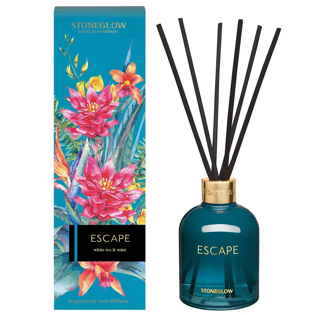 Stoneglow Infusion Escape White Tea & Mint Reed Diffuser 1 Stoneglow Infusion Escape White Tea & Mint Reed Diffuser