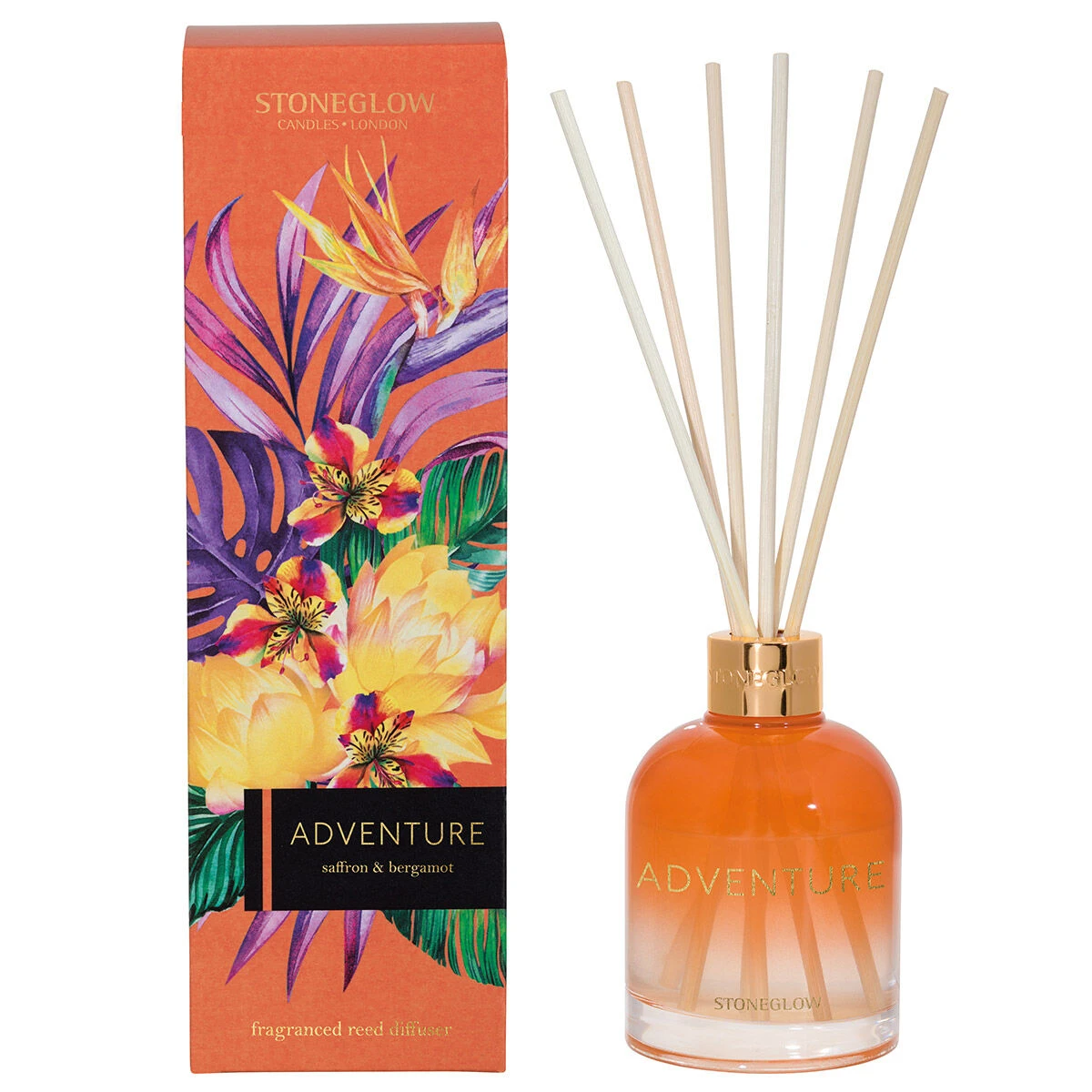 Stoneglow Infusion Adventure Saffron & Bergamot Reed Diffuser 1 Stoneglow Infusion Adventure Saffron & Bergamot Reed Diffuser