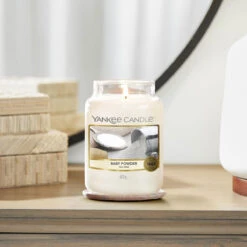 Yankee Candle Baby Powder Large Jar Candle 5 Yankee Candle Baby Powder Large Jar Candle -Water Bottle Store baby powder large jar