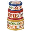 Emma Bridgewater Brighter World Set Of Three Round Cake Tins