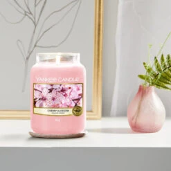 Yankee Candle Cherry Blossom Large Jar Candle 5 Yankee Candle Cherry Blossom Large Jar Candle -Water Bottle Store cherry blossom large jar