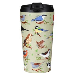Water Bottle Store 33 Eco Chic Green Wild Birds Stainless Steel Travel Coffee Cup