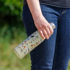 Eco Chic Blue Bumblebees 500ml Thermal Drinks Bottle -Water Bottle Store eco chic thermal bottle lifestyle 1