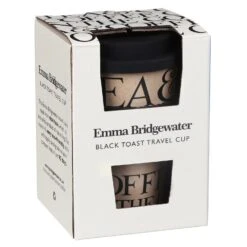 Emma Bridgewater Black Toast Rice Husk Travel Cup -Water Bottle Store elite emma bridgewater bt6100 black toast rice husk travel cup 2 copy 1