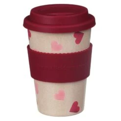Water Bottle Store 19 Emma Bridgewater Pink Hearts Rice Husk Travel Cup