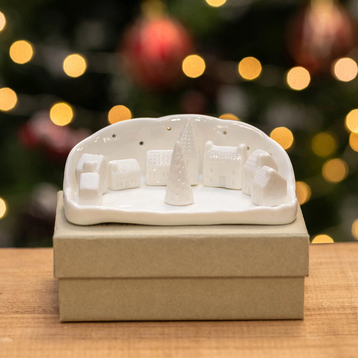 East Of India Porcelain Christmas Village 1 East Of India Porcelain Christmas Village