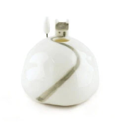 East Of India ‘House On Hill’ Round Vase -Water Bottle Store eoi 5749 east of india house on hill round vase 3