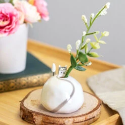 East Of India ‘House On Hill’ Round Vase