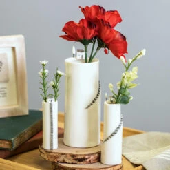 East Of India Cliff House Medium Vase 10 East Of India Cliff House Medium Vase -Water Bottle Store eoi 5754 east of india cliff house small vase group 1