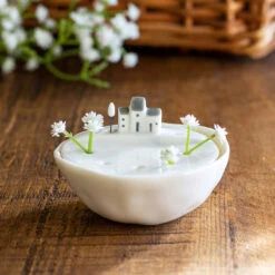 East Of India Waters Edge Flat Bud Vase