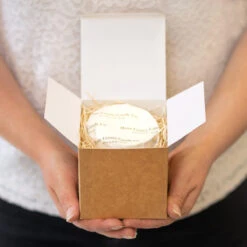 Home County Candle Co. The Devon - Cream Tea Soy Candle -Water Bottle Store home county candle box shot 5