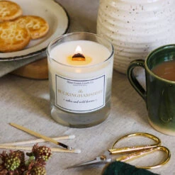 Home County Candle Co. The Buckinghamshire - Cedar & Wild Berries Soy Candle -Water Bottle Store home county candle co buckinghamshire fragrance lifestyle 1080