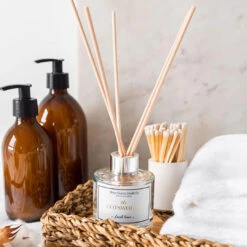 Home County Candle Co. The Cotswolds - Fresh Linen Reed Diffuser -Water Bottle Store home county candle co cotswolds fragrance lifestyle 1080