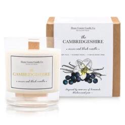 Water Bottle Store 4 Home County Candle Co. The Cambridgeshire - Cassis & Black Vanilla Soy Candle