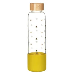 Joules Bees Glass Water Bottle 6 Joules Bees Glass Water Bottle -Water Bottle Store joules jls2101 j bee print glass water bottle 03