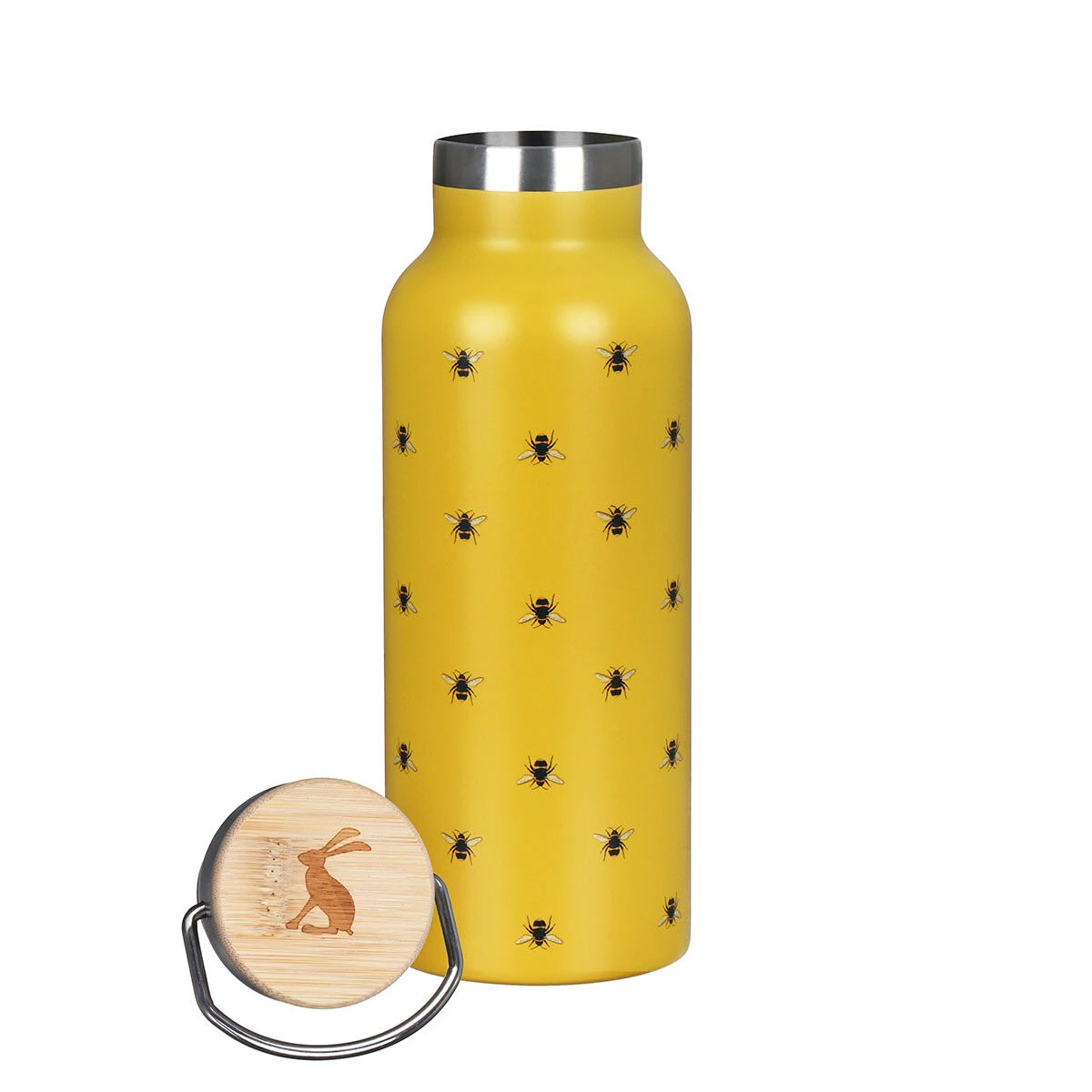 Joules Bees Metal Water Bottle 2 Joules Bees Metal Water Bottle - Image 2