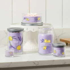 Yankee Candle Lemon Lavender Signature Large Tumbler Candle 9 Yankee Candle Lemon Lavender Signature Large Tumbler Candle -Water Bottle Store lemon lavender signature collection lifestyle 1 3