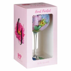 Lynsey Johnstone Hand Painted Alliums & Bees Gin Glass 8 Lynsey Johnstone Hand Painted Alliums & Bees Gin Glass -Water Bottle Store lesser pavey lp49749 lynsey johnstone alliums bees gin glass 3