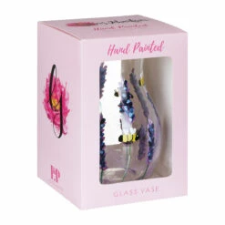 Lynsey Johnstone Hand Painted Bees & Lavender Posy Vase 11 Lynsey Johnstone Hand Painted Bees & Lavender Posy Vase -Water Bottle Store lesser pavey lp49761 lynsey johnstone bees lavender posy vase 3