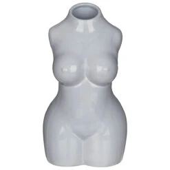 Desire Grey Body Torso Vase -Water Bottle Store lesser and pavey lp48226 grey body torso vase 2