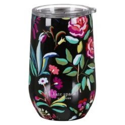 Kate Spade New York Autumn Floral Stainless Steel Wine Tumbler