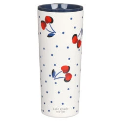 Water Bottle Store 37 Kate Spade New York Vintage Cherry Dot Stainless Steel Tumbler