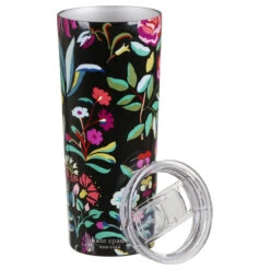Kate Spade New York Autumn Floral Stainless Steel Tumbler 5 Kate Spade New York Autumn Floral Stainless Steel Tumbler -Water Bottle Store lifeguard press 227549 kate spade autumn floral travel mug 3