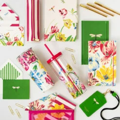 Kate Spade New York Painted Tulips Stainless Steel Tumbler 8 Kate Spade New York Painted Tulips Stainless Steel Tumbler -Water Bottle Store lifeguard press kate spade dragonflies and tulips lifestyle 2 3