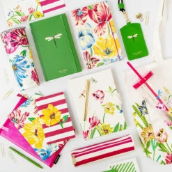 Kate Spade New York Painted Tulips Stainless Steel Tumbler 9 Kate Spade New York Painted Tulips Stainless Steel Tumbler -Water Bottle Store lifeguard press kate spade dragonflies and tulips lifestyle 3 4