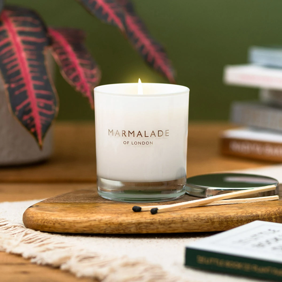 Marmalade Of London Pomegranate & Pear 230g Luxury Glass Soy Candle 5 Marmalade Of London Pomegranate & Pear 230g Luxury Glass Soy Candle - Image 5